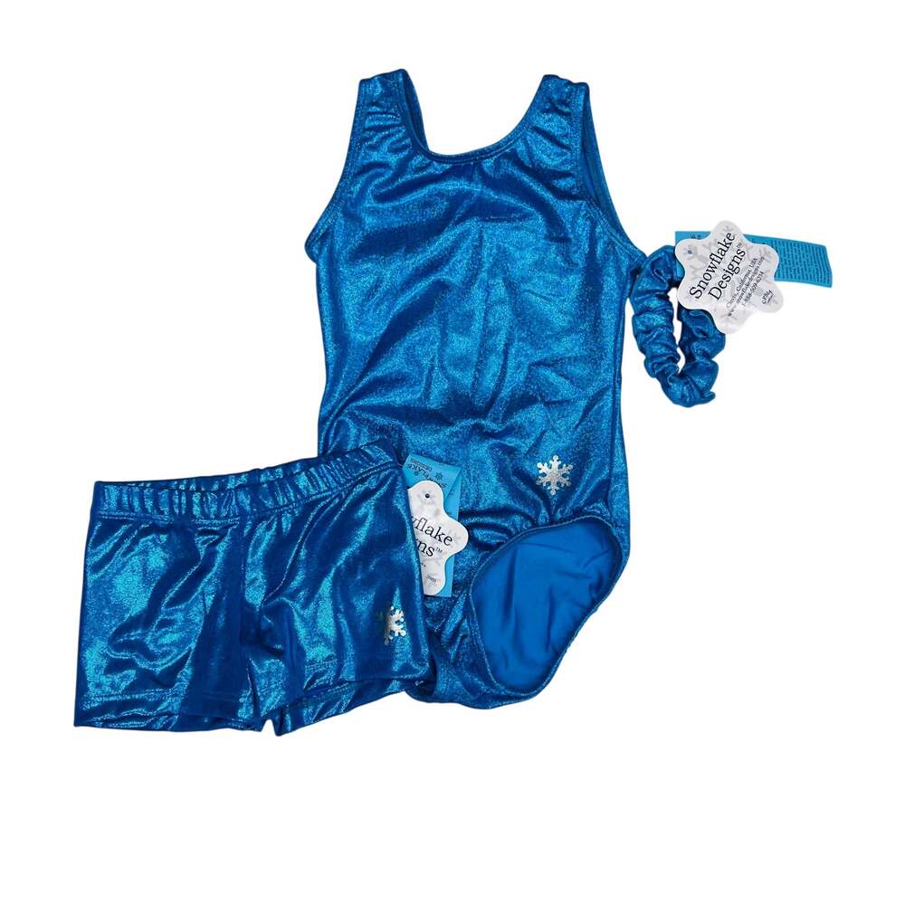 NWT Snowflake Designs Size Ch Extra Small (2) Mystique Gymnastics Leotard